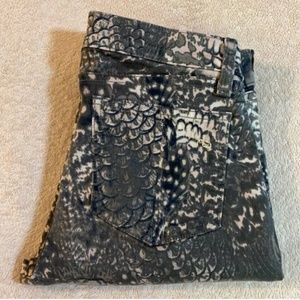 Rag & bone feather print skinny pant legging 25
